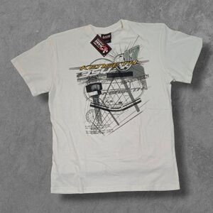 NASCAR Chase Authentics Jeff Gordon 24 White Y2k TShirt Embroidered Size XL NEW